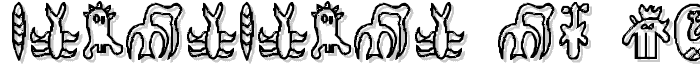 RongoRongo Glyphs font